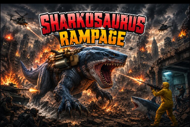 Sharkosaurus Rampage